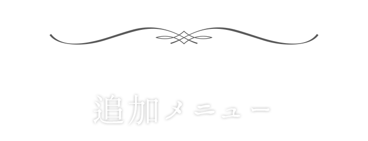 追加メニュー